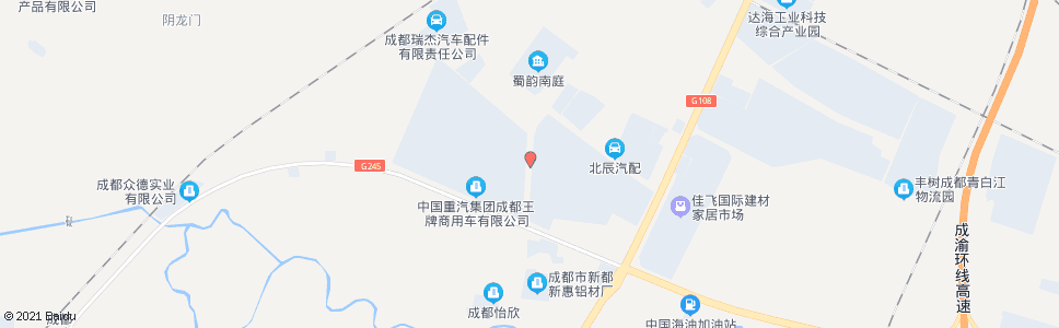 成都重汽王牌基地_公交站地图_成都公交_妙搜公交查询2025