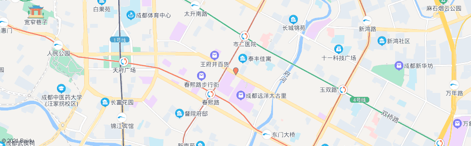 成都蜀都大道红星路口_公交站地图_成都公交_妙搜公交查询2024