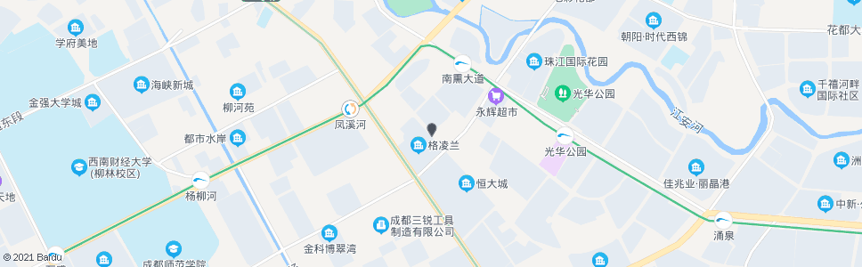 成都燎原社区_公交站地图_成都公交_妙搜公交查询2025