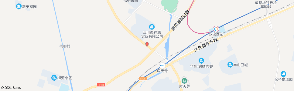 成都藏卫路双楠大道口_公交站地图_成都公交_妙搜公交查询2025