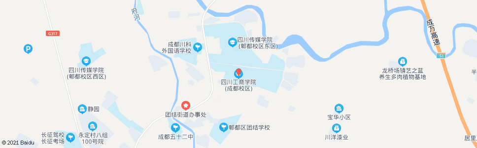 成都四川工商学院_公交站地图_成都公交_妙搜公交查询2024