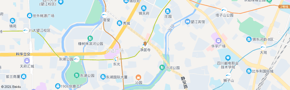 成都净居寺南路_公交站地图_成都公交_妙搜公交查询2024