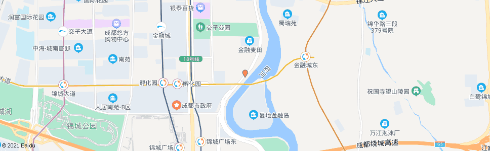 成都科华南路锦城大道口_公交站地图_成都公交_妙搜公交查询2025