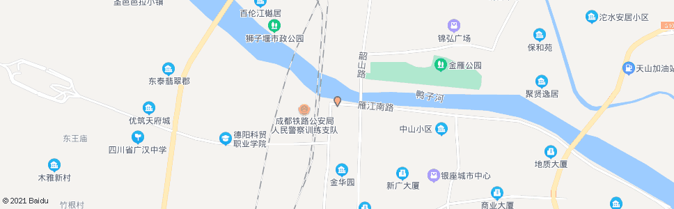 德阳长沙路湘潭路口_公交站地图_德阳公交_妙搜公交查询2025