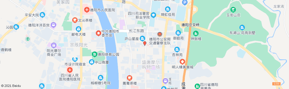 德阳国税局(北海路)_公交站地图_德阳公交_妙搜公交查询2025