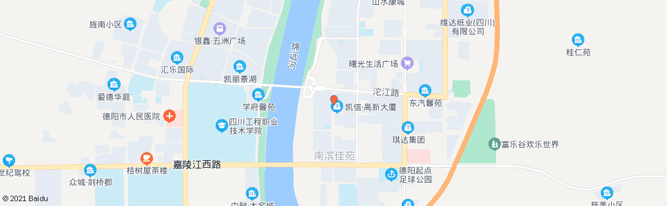 德阳天籁福小区_公交站地图_德阳公交_妙搜公交查询2025