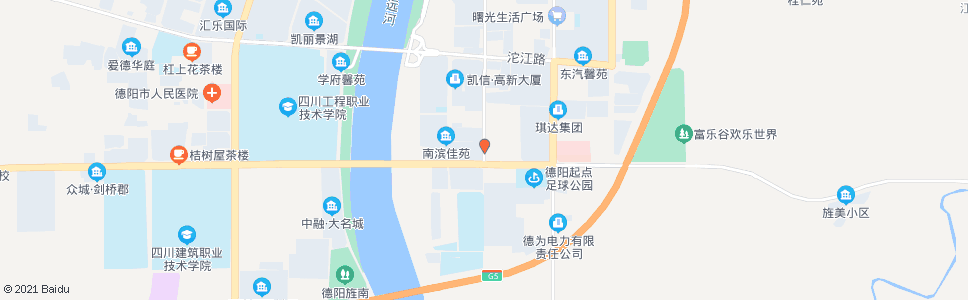 德阳嘉陵江路口_公交站地图_德阳公交_妙搜公交查询2025