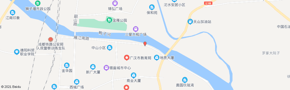 德阳大十字(东西大街南北大街口)_公交站地图_德阳公交_妙搜公交查询2024