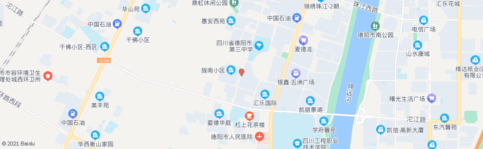 德阳元友南城都汇_公交站地图_德阳公交_妙搜公交查询2025