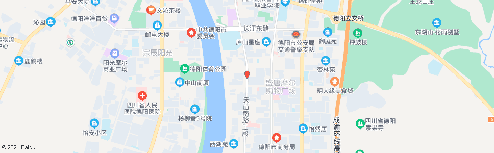 德阳财政宿舍_公交站地图_德阳公交_妙搜公交查询2025