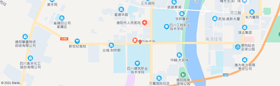 德阳四川建院_公交站地图_德阳公交_妙搜公交查询2025