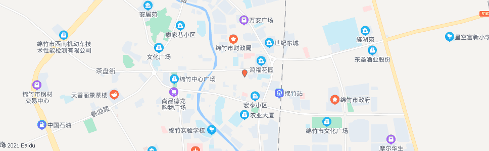 德阳紫岩市场_公交站地图_德阳公交_妙搜公交查询2024