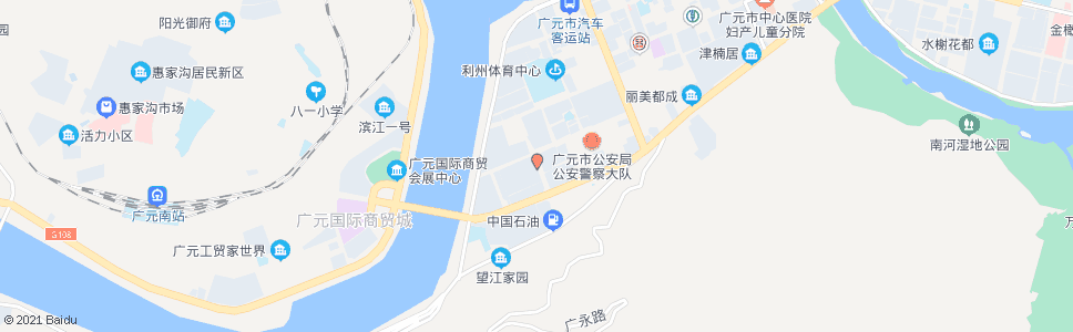 广元玉树家园_公交站地图_广元公交_妙搜公交查询2024