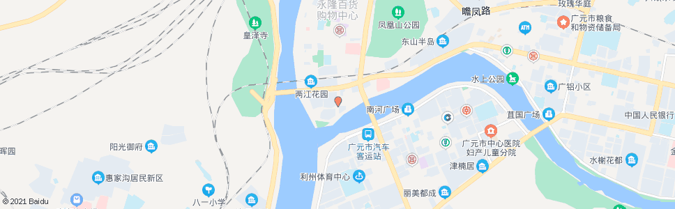 广元市自来水公司_公交站地图_广元公交_妙搜公交查询2025