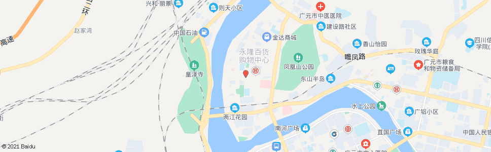 广元大西街_公交站地图_广元公交_妙搜公交查询2024