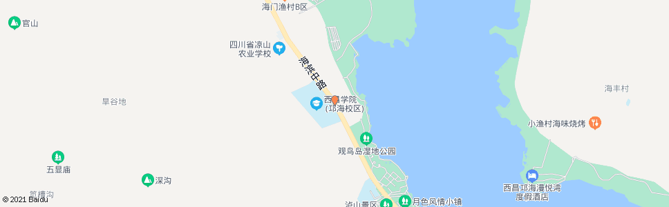 凉山西昌学院南校区_公交站地图_凉山公交_妙搜公交查询2024