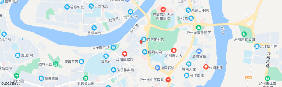 泸州康乐路_公交站地图_泸州公交_妙搜公交查询2025