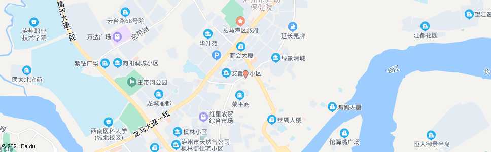 泸州龙南路口_公交站地图_泸州公交_妙搜公交查询2024