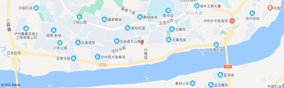 泸州学院中路_公交站地图_泸州公交_妙搜公交查询2025