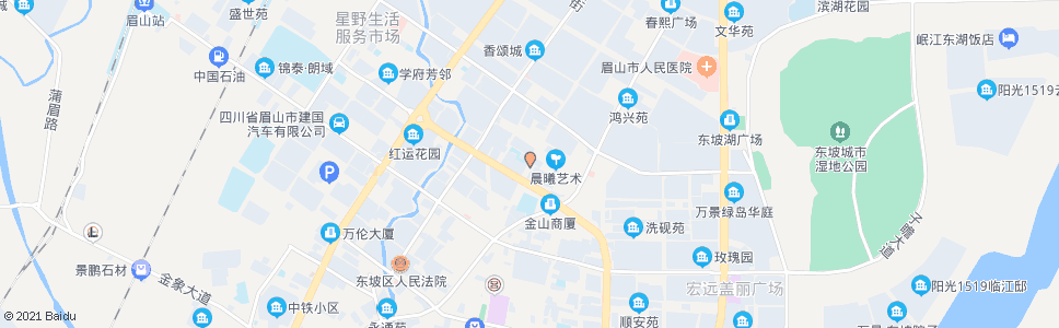 眉山健康家园_公交站地图_眉山公交_妙搜公交查询2025