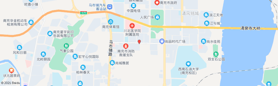 南充镇江西路_公交站地图_南充公交_妙搜公交查询2024