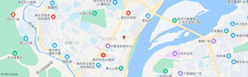 南充市三医院_公交站地图_南充公交_妙搜公交查询2024