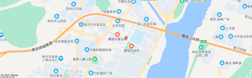 南充长城路口_公交站地图_南充公交_妙搜公交查询2024