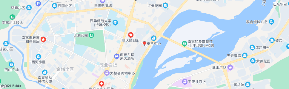 南充果城路_公交站地图_南充公交_妙搜公交查询2024