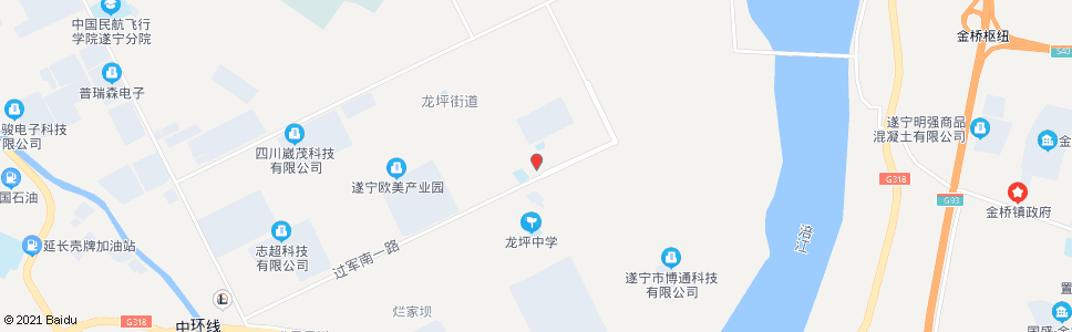 遂宁龙坪小学_公交站地图_遂宁公交_妙搜公交查询2025