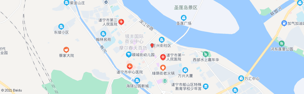 遂宁街市花园_公交站地图_遂宁公交_妙搜公交查询2024