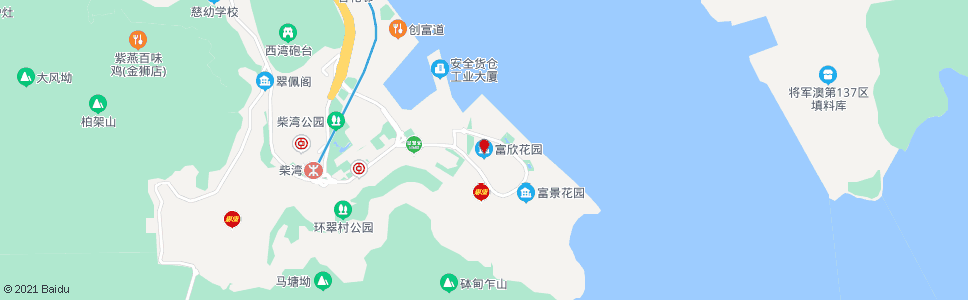 香港富欣花園_巴士站地圖_香港巴士_妙搜巴士搜尋2024