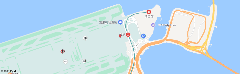 香港機場(2號客運大樓)_巴士站地圖_香港巴士_妙搜巴士搜尋2025