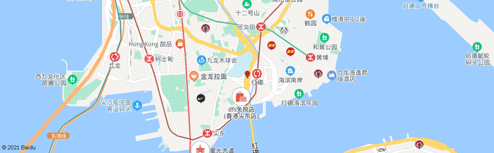 香港東區海底隧道收費廣場_巴士站地圖_香港巴士_妙搜巴士搜尋2024