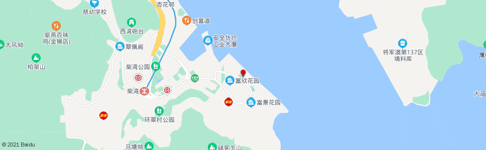 香港藍灣半島_巴士站地圖_香港巴士_妙搜巴士搜尋2024