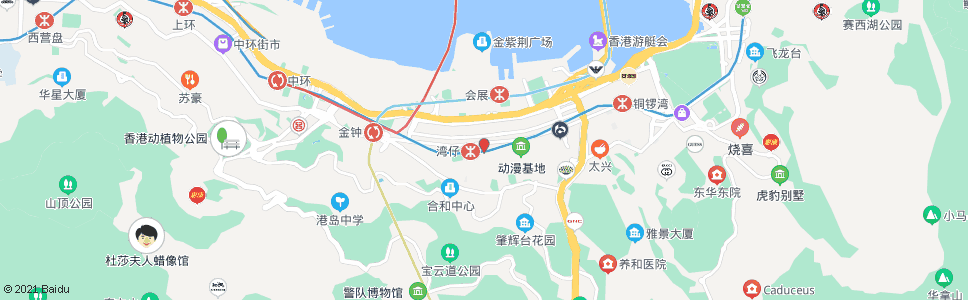 香港寶馬山道天寶大廈景豪大廈_巴士站地圖_香港巴士_妙搜巴士搜尋2025