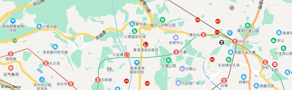 香港聯合道浸信會醫院_巴士站地圖_香港巴士_妙搜巴士搜尋2024