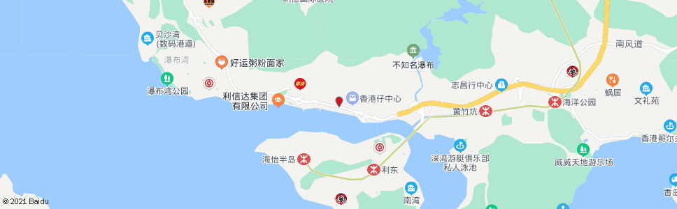 香港香港仔海濱花園_巴士站地圖_香港巴士_妙搜巴士搜尋2025