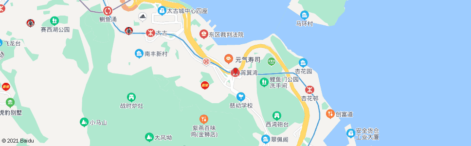 香港筲箕灣道_巴士站地圖_香港巴士_妙搜巴士搜尋2024