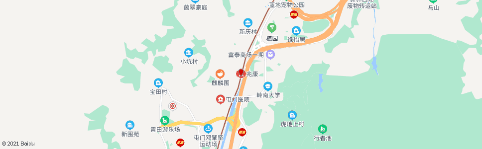 香港兆康鐵路站_巴士站地圖_香港巴士_妙搜巴士搜尋2025