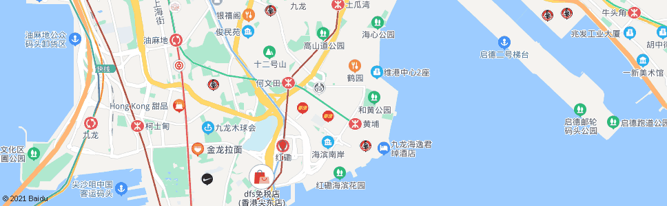 香港紅磡街市_巴士站地圖_香港巴士_妙搜巴士搜尋2024