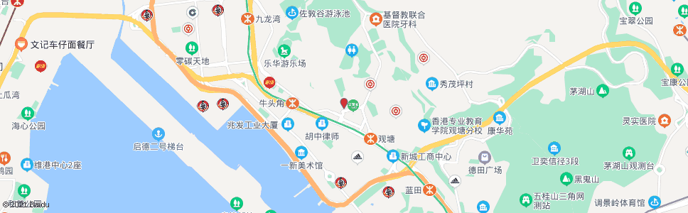 香港聯合醫院(康寧道)_巴士站地圖_香港巴士_妙搜巴士搜尋2024