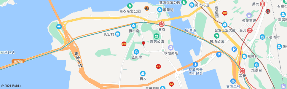 香港青衣邨宜業樓_巴士站地圖_香港巴士_妙搜巴士搜尋2024