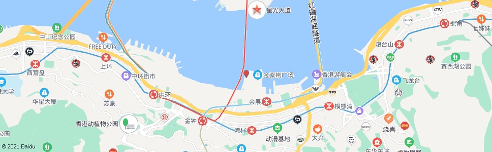 香港香港回歸祖國紀念碑_巴士站地圖_香港巴士_妙搜巴士搜尋2024