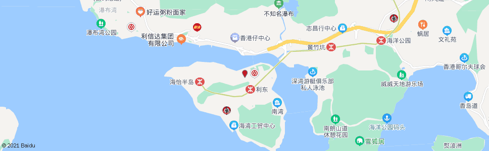 香港鴨脷洲大街_巴士站地圖_香港巴士_妙搜巴士搜尋2024