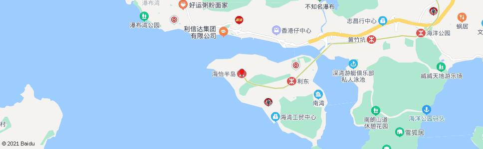 香港海怡半島_巴士站地圖_香港巴士_妙搜巴士搜尋2024