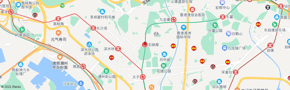 香港石硤尾鐵路站_巴士站地圖_香港巴士_妙搜巴士搜尋2024