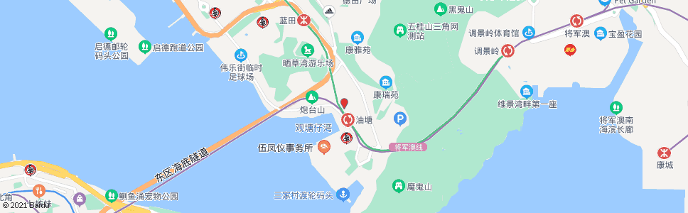 香港油麗邨_巴士站地圖_香港巴士_妙搜巴士搜尋2024