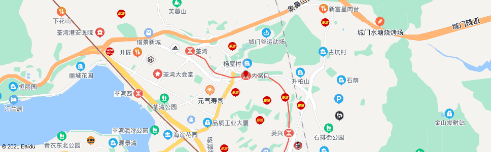 香港大窩口鐵路站_巴士站地圖_香港巴士_妙搜巴士搜尋2024