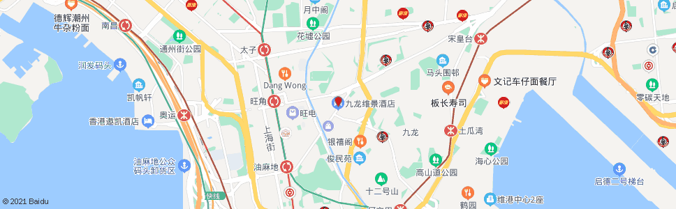 香港九龍維景酒店_巴士站地圖_香港巴士_妙搜巴士搜尋2024