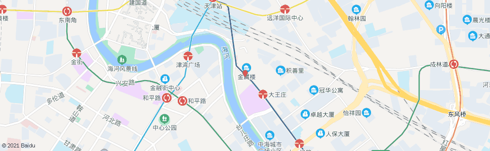 天津六纬路六经路_公交站地图_天津公交_妙搜公交查询2024